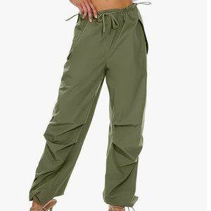 HORSSLE Parachute Pants Cargo Pants